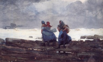  realismus - Fisherwives Realismus Maler Winslow Homer